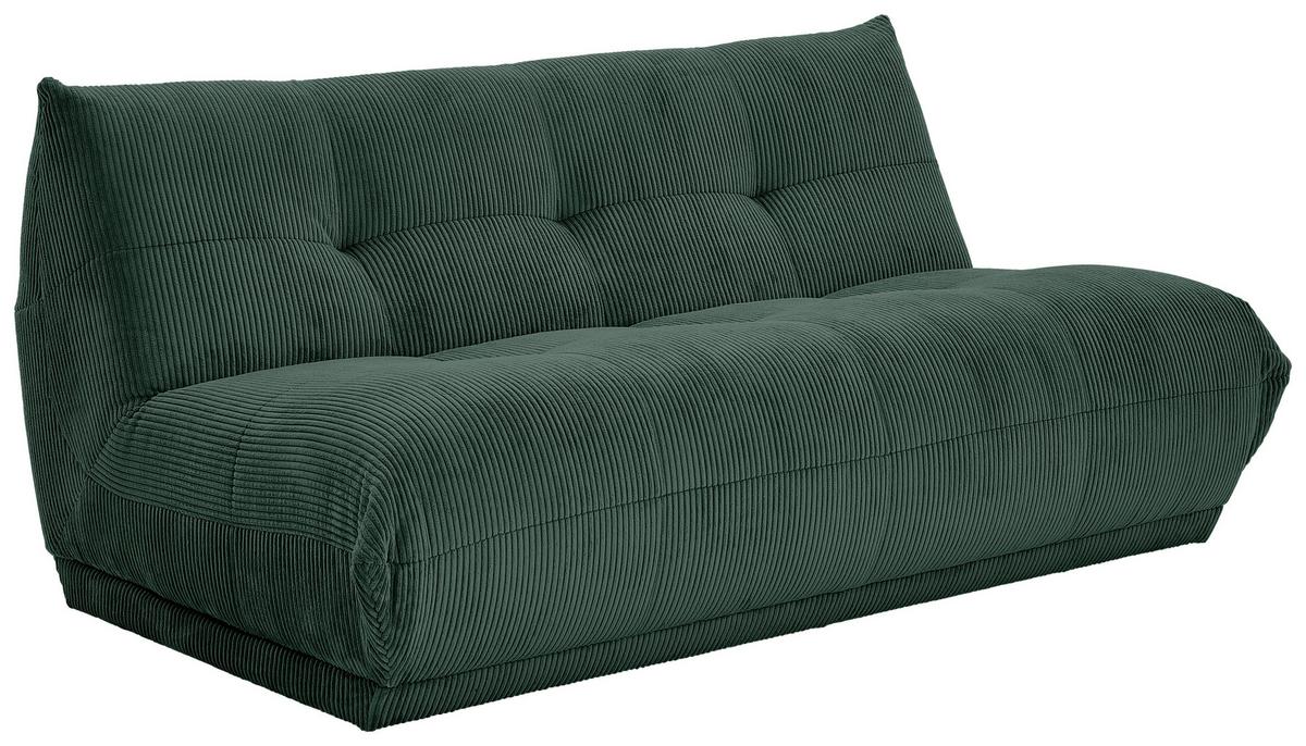 Sofaelement Giselle 2,5 Sofa- Modul Dunkelgrün B: 180 cm - Dunkelgrün, Trend, Textil (180/80/112cm) - Livetastic