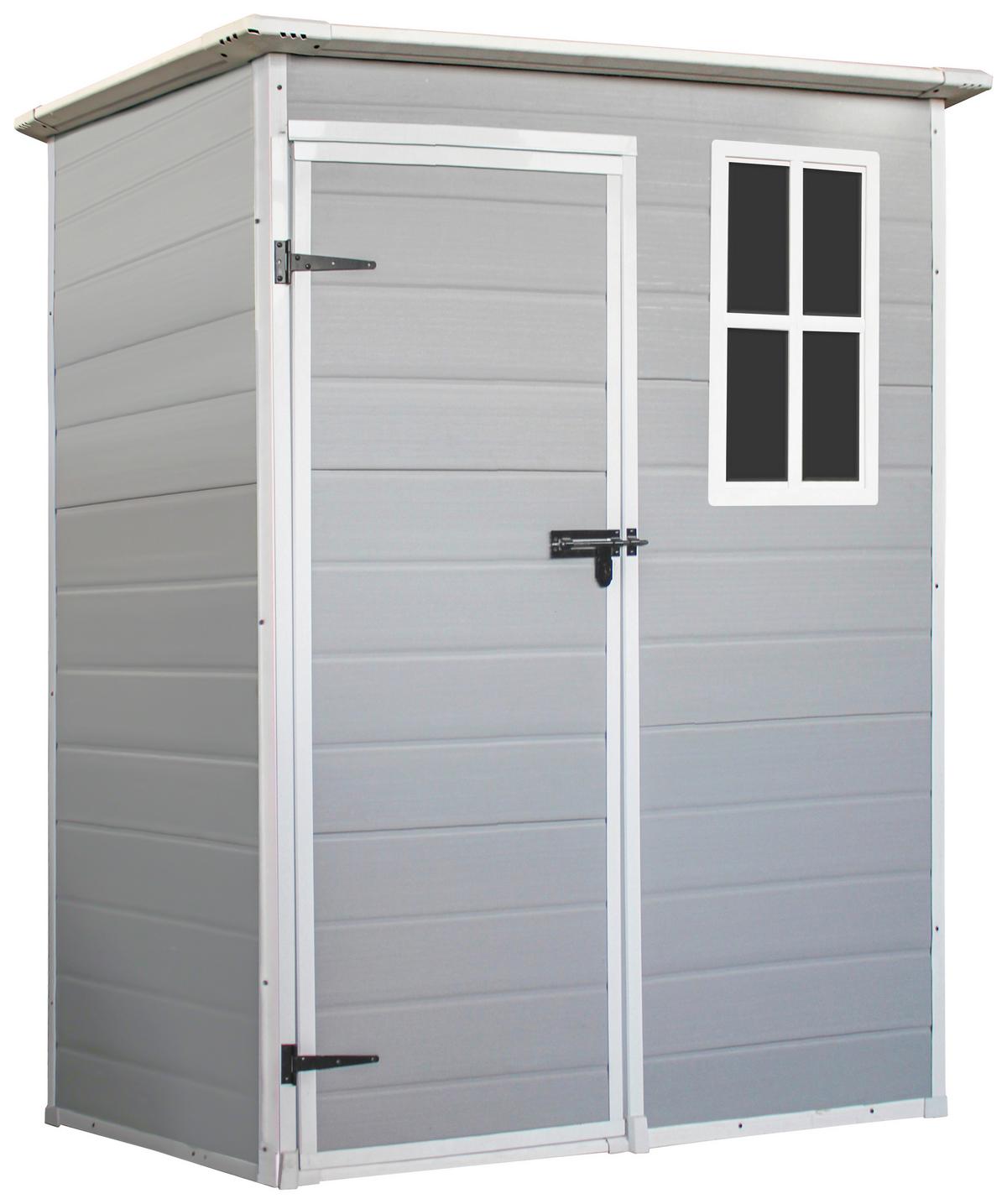 Gartenhaus Nizza - Grau, MODERN, Kunststoff/Metall (152/193/91.5cm) - Homezone