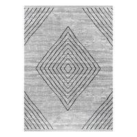 Webteppich Grau Fabius 160x230 Cm - Grau, Natur, Textil (160/230cm)