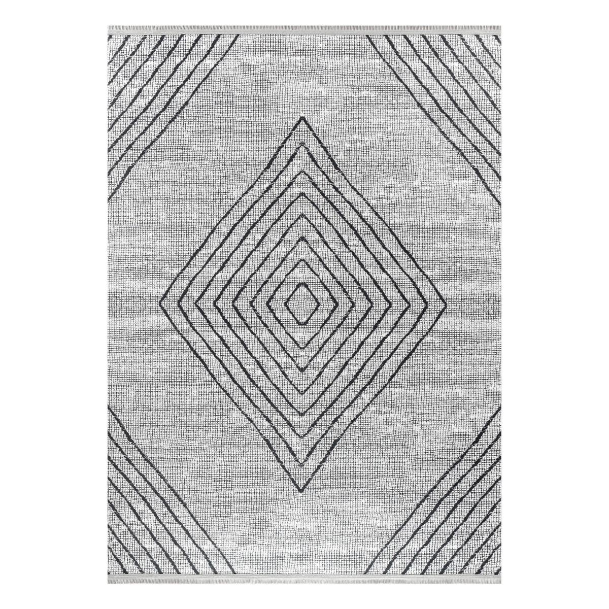 Webteppich Grau Fabius 160x230 Cm - Grau, Natur, Textil (160/230cm)