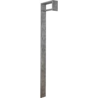 Garderobenpaneel Senex Grau B: 10 cm 3 Haken - Grau, MODERN, Holz (10/170/33cm)