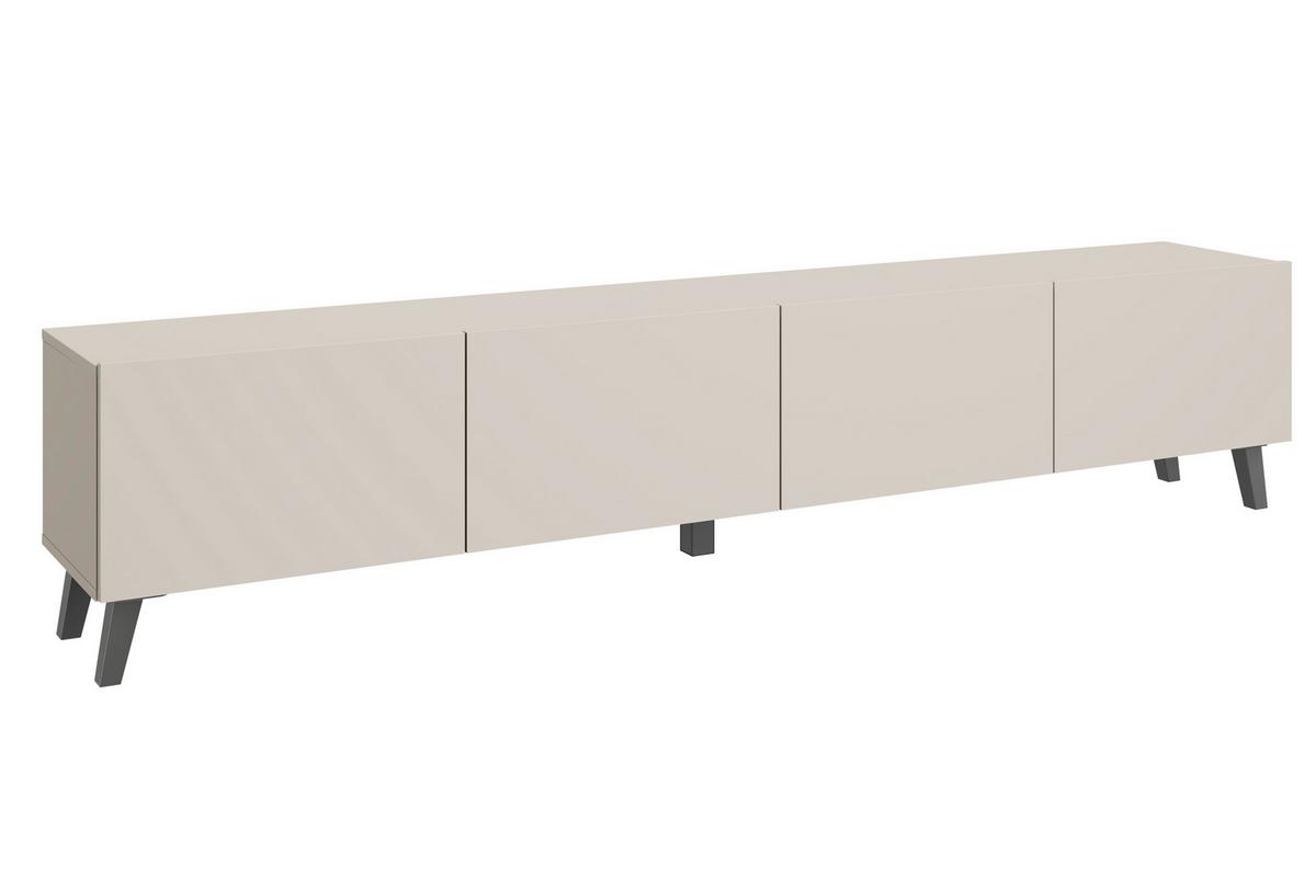 Lowboard Phuket 190 Beige, Kaschmir B: 190 Cm - Kaschmir/Beige, Design, Holz/Holzwerkstoff (190/40/32cm) - Livetastic