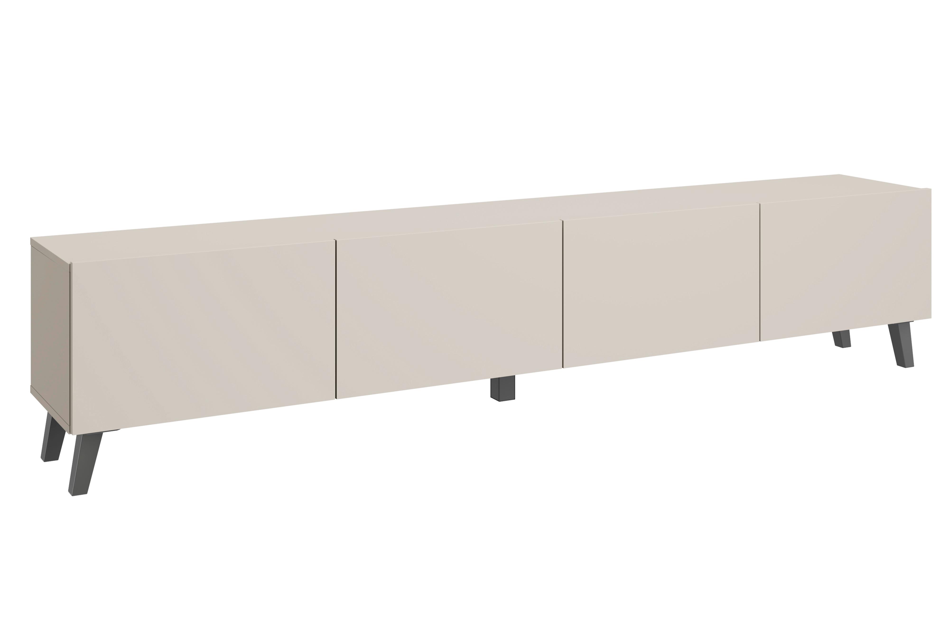 Lowboard Phuket B: 190 cm Beige, Kaschmir