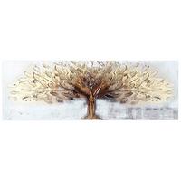 ORIGINALBILD LUISE -PAZ- - Multicolor/Naturfarben, KONVENTIONELL, Holzwerkstoff/Textil (90/30cm) - Luca Bessoni