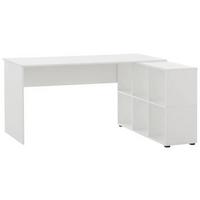 Schreibtisch Serie 500 Weiß B: 150 cm - Weiß, MODERN, Holzwerkstoff (150/73,6/121,6cm) - MID.YOU