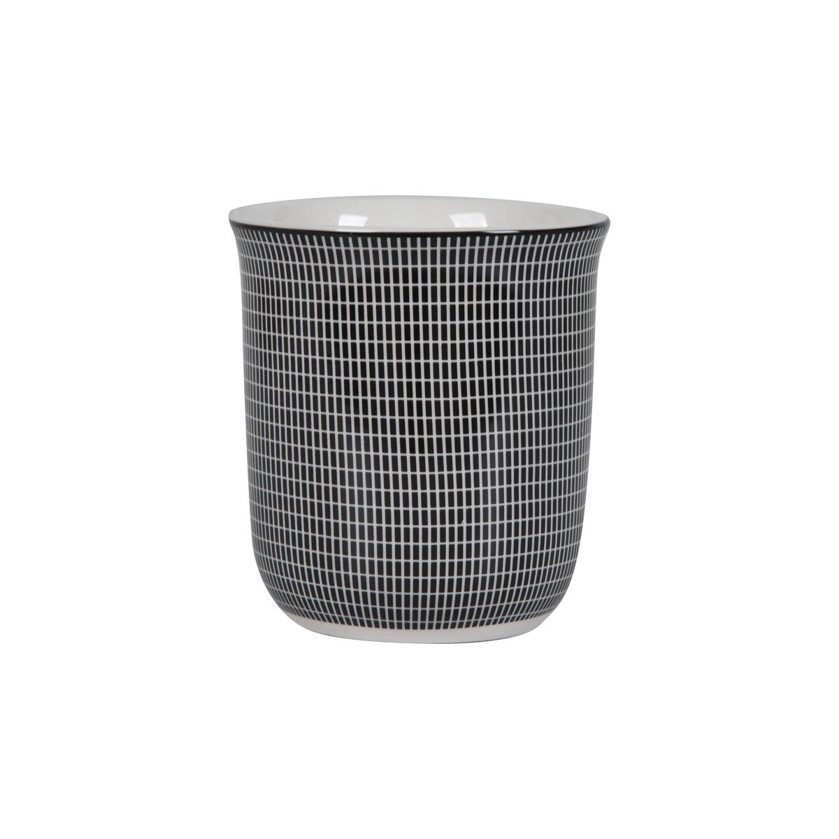 Hrnek na kávu SHIVA - bílá/černá, Lifestyle, keramika (8,4/9,2cm) - Mömax
