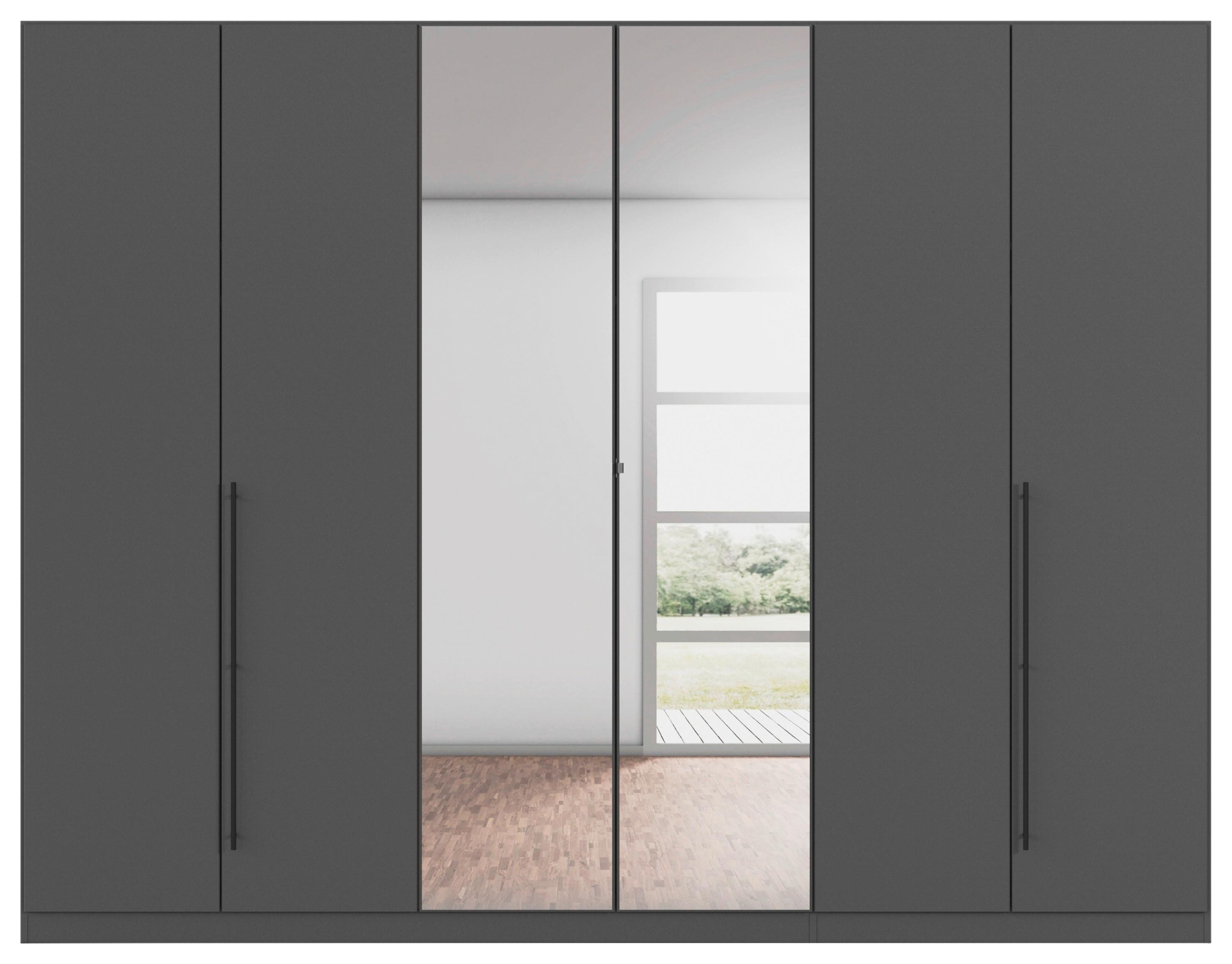 Kleiderschrank Safari mit Spiegel B: 271 cm