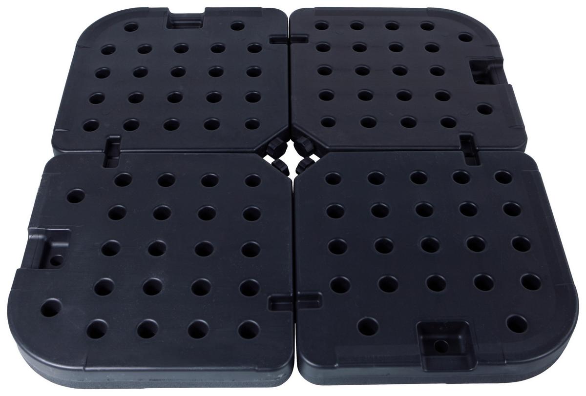 Sonnenschirmständer Barcelona - Schwarz, MODERN, Kunststoff (50/7,5/50cm) - Beldano