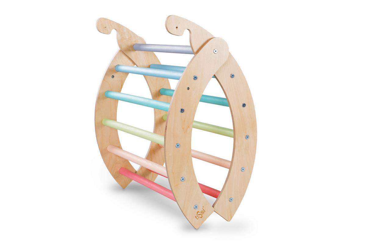 Klettergerüst Multicolor, B/h/t: 80x60x45cm - Multicolor, Basics, Holz (80/60/45cm) - tiSsi