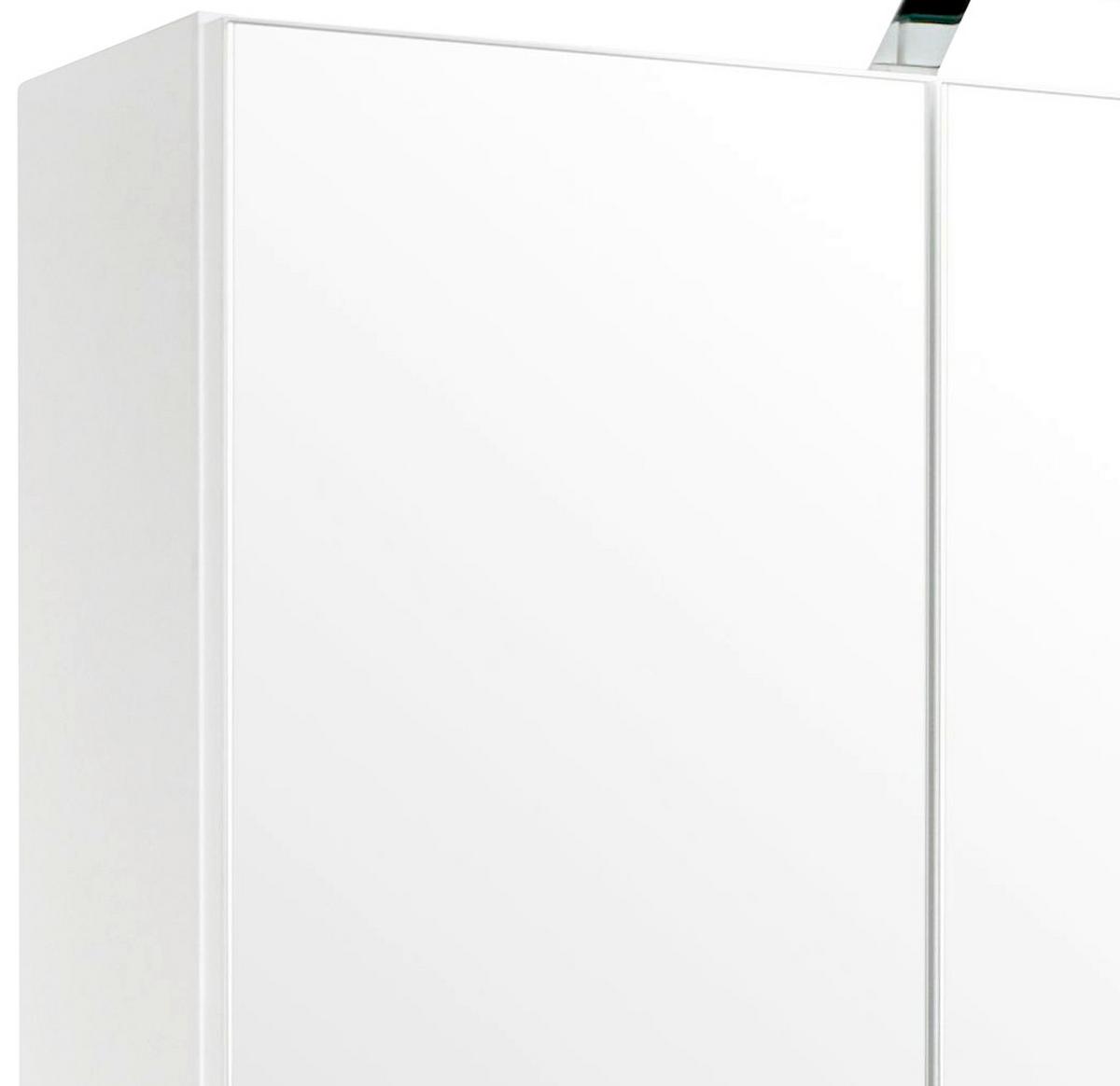 Spiegelschrank Siena mit Led 2-Türig BxHxT: 60x65x20 cm Weiß - Weiß, MODERN, Holzwerkstoff (60/65/20cm) - Held