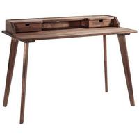 Schreibtisch Accessoires - Nussbaumfarben, Design, Holz (120/60/85cm) - Hasena
