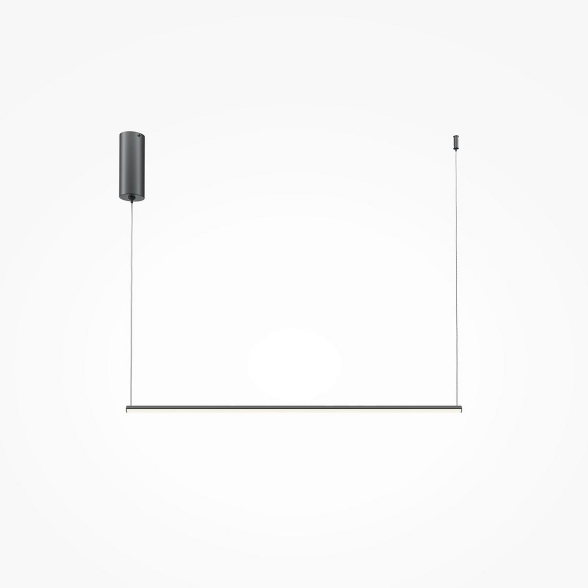 Pendelleuchte Halo - Schwarz, MODERN, Metall (80/17/36,7cm) - MAYTONI