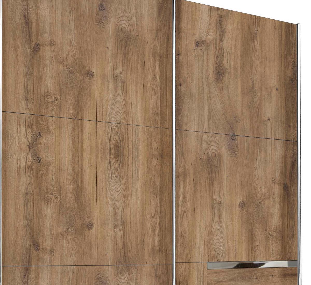 Schwebetürenschrank Mit Laden 300cm Level 36a, Eiche Dekor - Eichefarben, MODERN, Holzwerkstoff (300/216/65cm) - MID.YOU