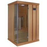 Infrarot Wärmekabine Trendy B/H/T: 123/190/103cm - Naturfarben, Holz (123/190/103cm)