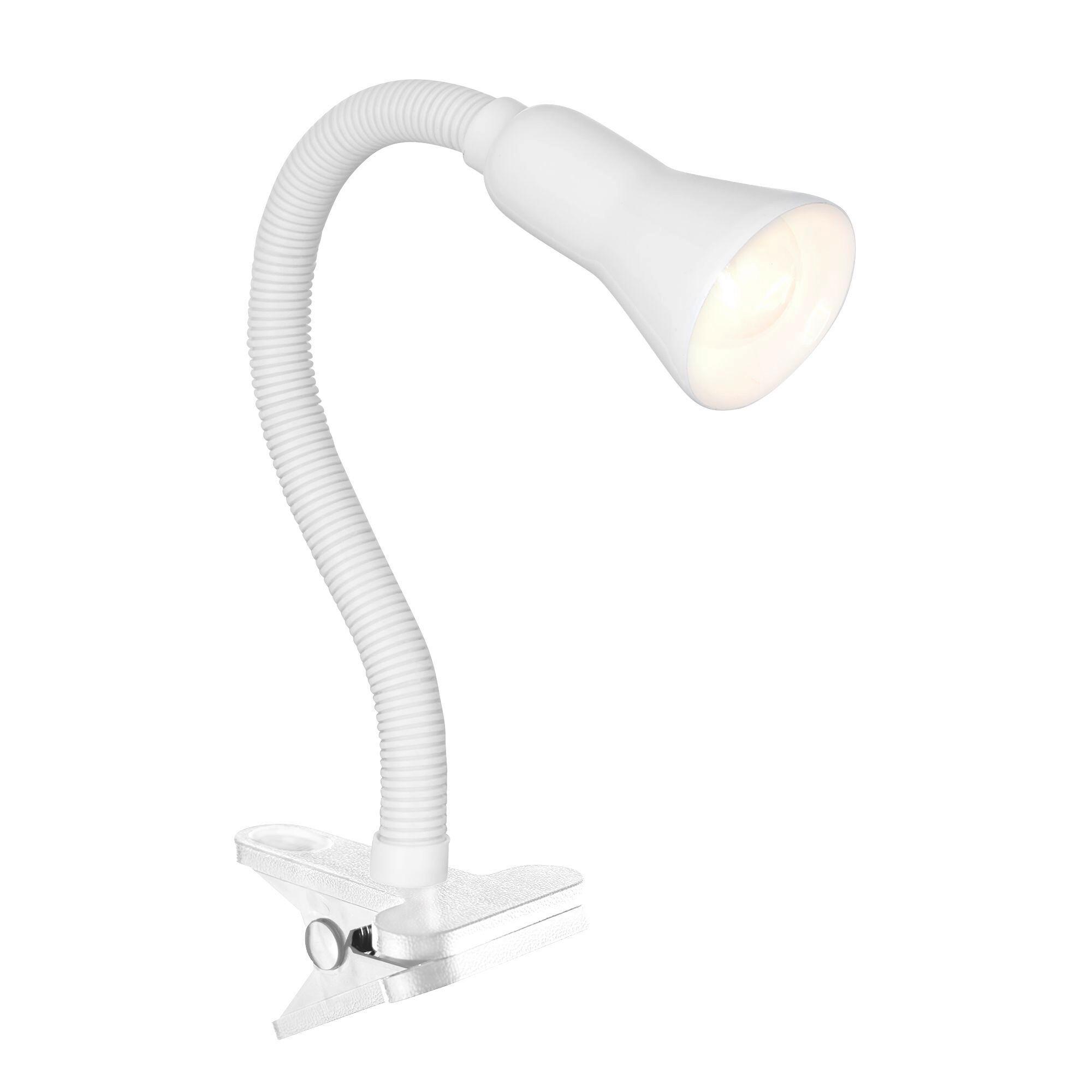 LED-Klemmleuchte Eu4122wh - Weiß, Basics, Kunststoff/Metall (7.5/50cm)