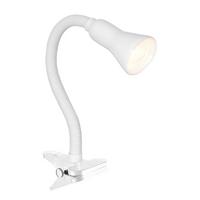 LED-Klemmleuchte Eu4122wh - Weiß, Basics, Kunststoff/Metall (7.5/50cm)