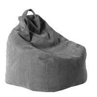 SITZSACK Anthrazit B: 80cm - Anthrazit, Trend, Textil (80/85/80cm) - Livetastic