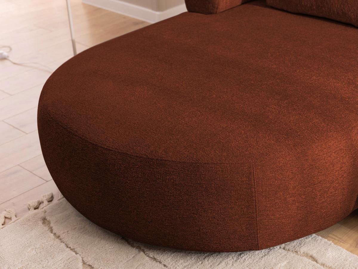 Xxl-sessel Ferro Rostfarben B: 122 Cm - Rostfarben/Schwarz, Design, Textil (122/76/156cm) - Livetastic