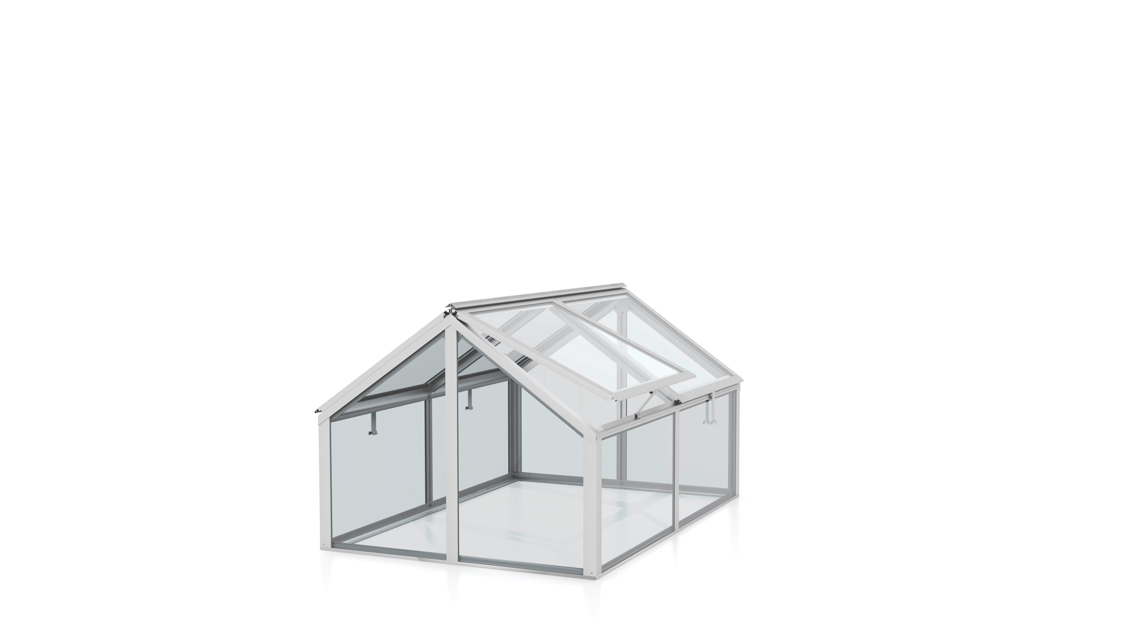 Hochbeetaufsatz Aluminium Gamma 89x38,4x124,3 Cm - Schwarz, Basics, Metall (89/38,4/124,3cm)