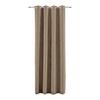 Záves s krúžkami Velours, 140/245cm - svetlohnedá, Konventionell, textil (140/245cm) - Modern Living