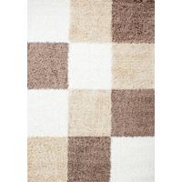 Hochflor Teppich Hellbraun Life 80x150 cm - Hellbraun/Braun, KONVENTIONELL, Textil (80/150cm) - Ayyildiz 