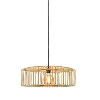 Hängeleuchte Bromo/H/6018/N - Naturfarben, Trend, Holz (60/20cm) - Good & Mojo