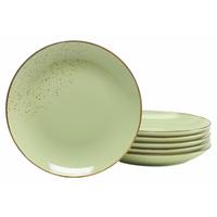 SPEISETELLERSET 22050 NATURE COLLECTION - Grün, Trend, Keramik (27cm) - Creatable