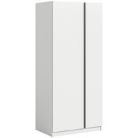 DREHTÜRENSCHRANK Oakland, Weiß B: 80 cm - Weiß, MODERN, Holzwerkstoff (80cm) - MID.YOU