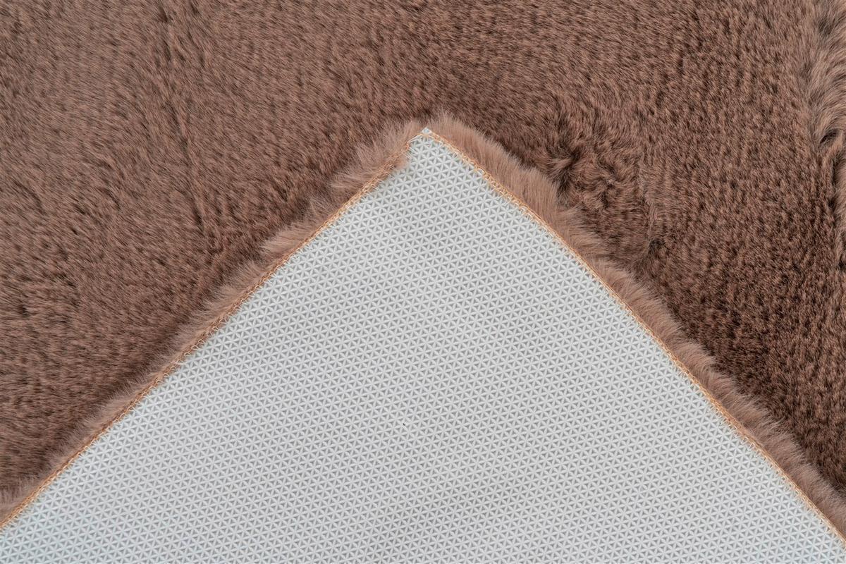 Fellteppich Rabbit Beige, 40x60 Cm - Beige, KONVENTIONELL (40/60cm)