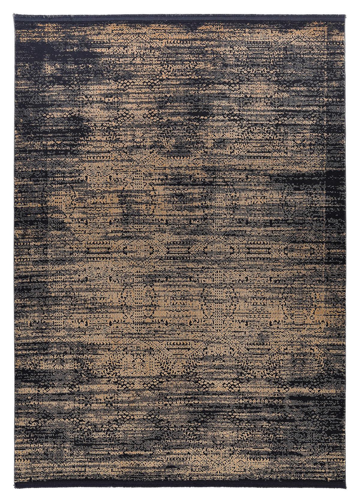 Webteppich Rio Goldfarben 65x130 cm - Goldfarben, Design, Textil (65/130cm) - Dieter Knoll
