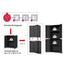Geräteschrank Magix Stapelbar - Dunkelgrau, Basics, Kunststoff (76/90,5/47cm) - Keter Geräteschrank Magix Stapelbar - Dunkelgrau, Basics, Kunststoff (76/90,5/47cm) - Keter