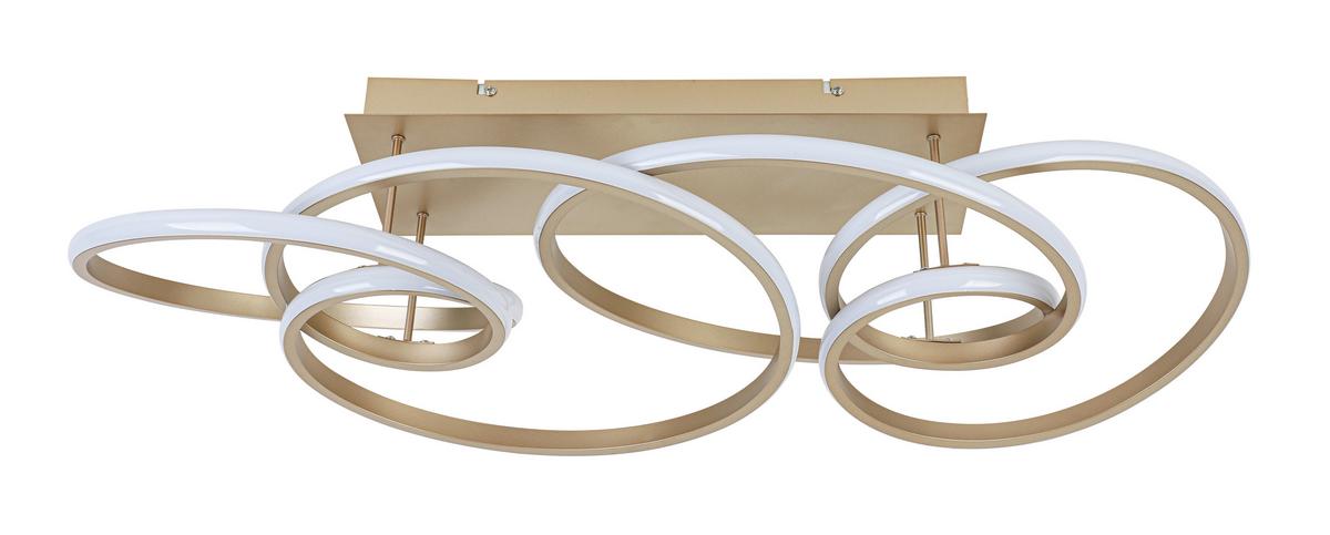 STROPNÉ LED SVIETIDLO JULI - cappuccino, Modern, kov/plast (70/40/25cm) - Premium Living