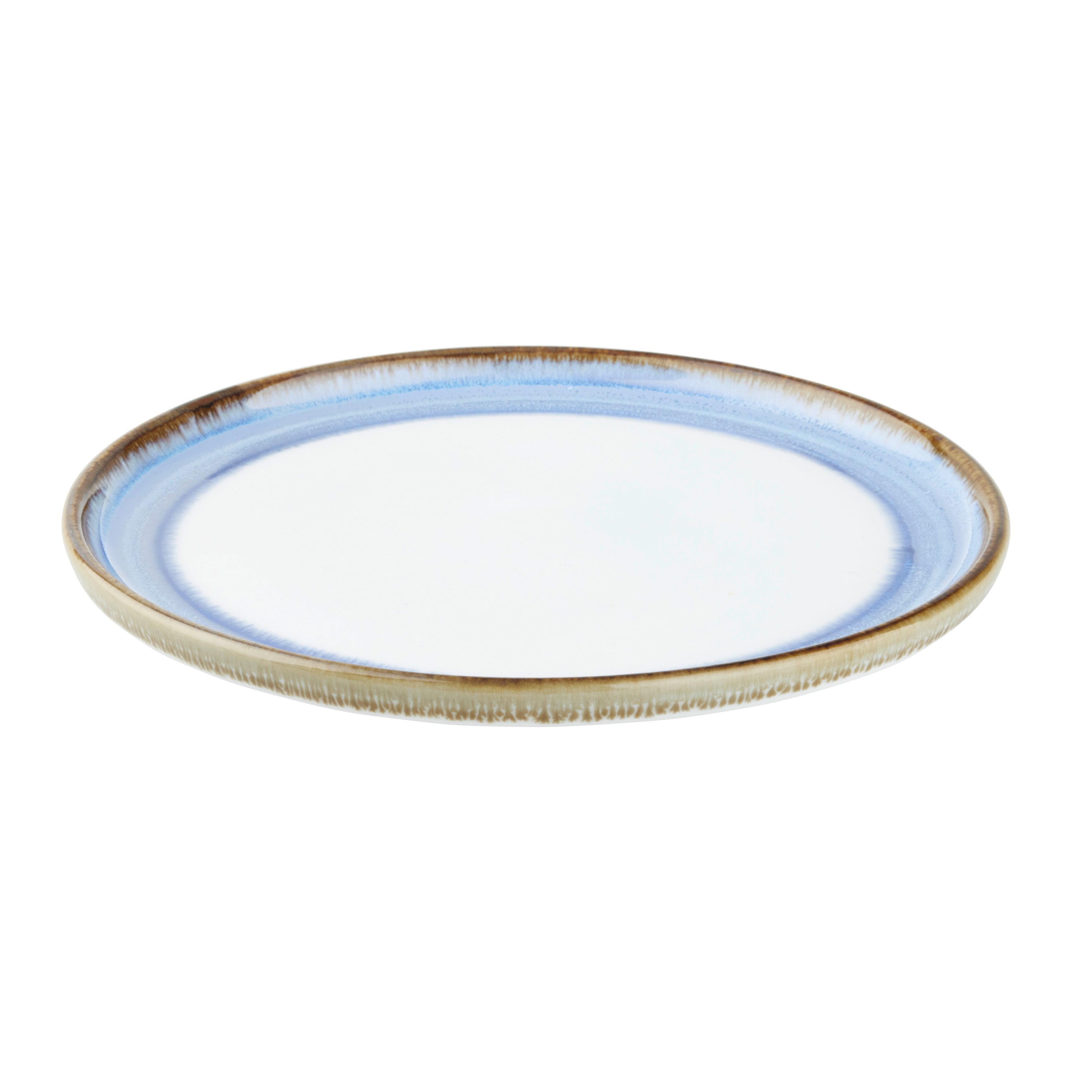 Dezertní talířek SATURN - modrá, Moderní, keramika (21,5cm) - Mömax