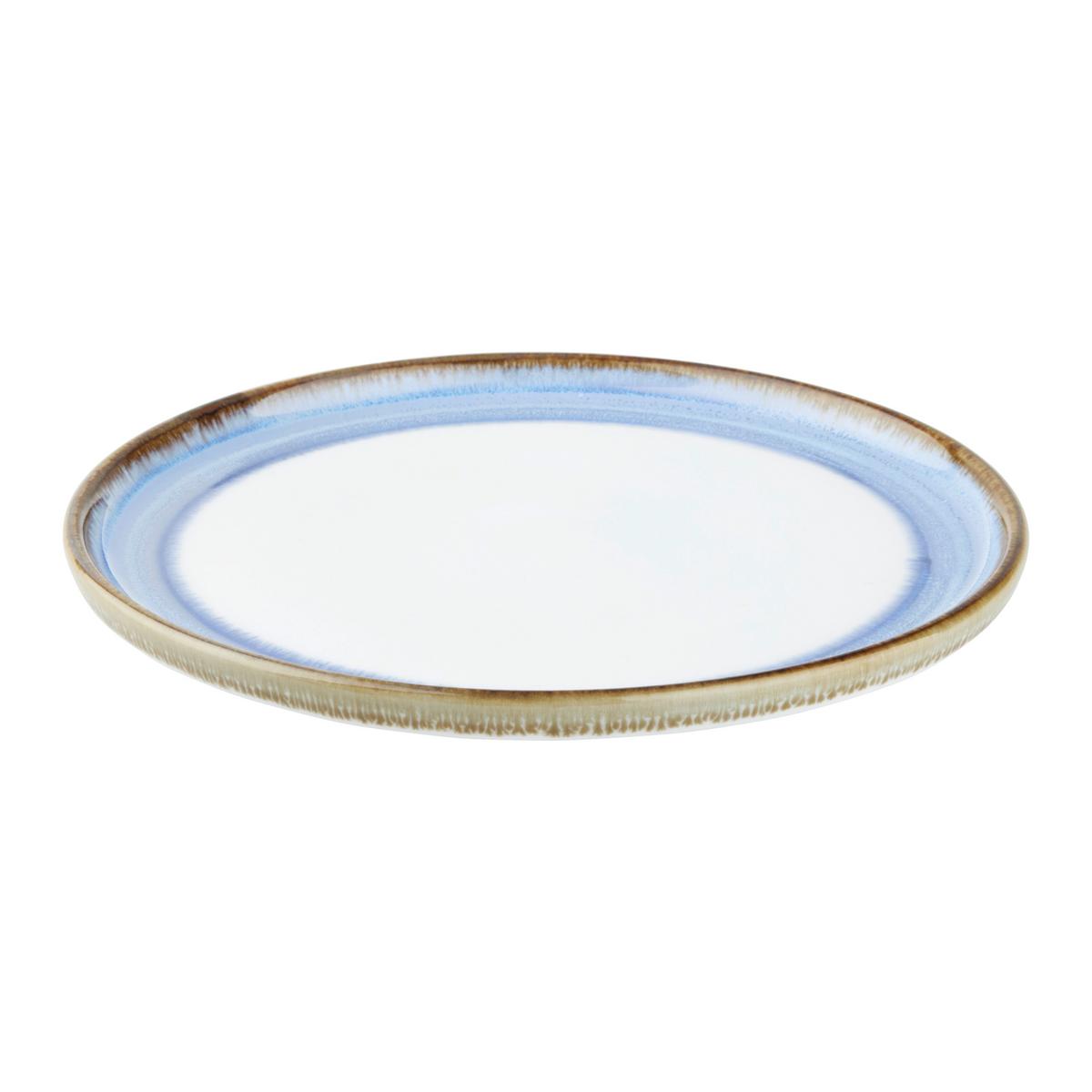 Dezertní talířek SATURN - modrá, Moderní, keramika (21,5cm) - Mömax