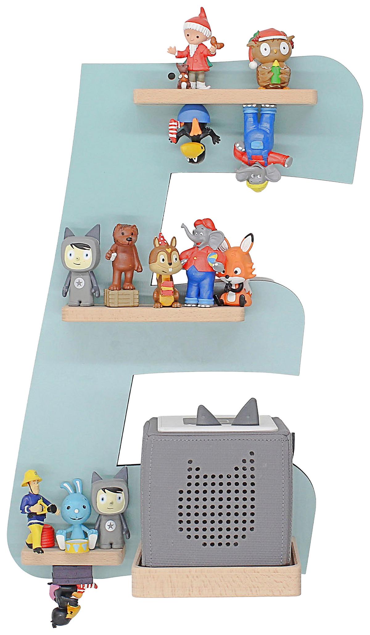 Kinderregal Boarti Grün B: 32 Cm - Grün, MODERN, Holzwerkstoff (32/47/19cm) - MID.YOU