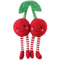 Dekokirsche Cherry - Rot/Weiß, KONVENTIONELL, Textil (23/8/37cm) - Luca Bessoni