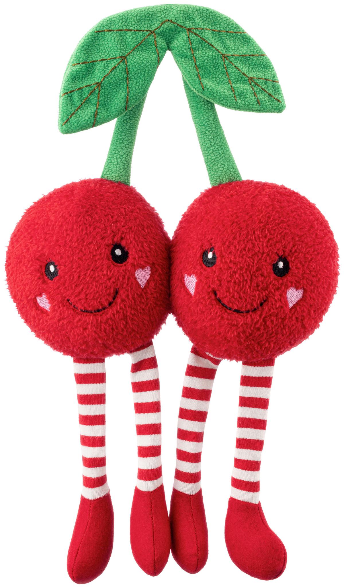 Dekokirsche Cherry -Paz- - Rot/Weiß, KONVENTIONELL, Textil (23/8/37cm) - Luca Bessoni