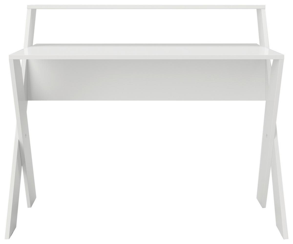 Schreibtisch B 95cm H 65cm Montreal Weiß - Weiß, MODERN, Holzwerkstoff (115/95/65cm) - MID.YOU