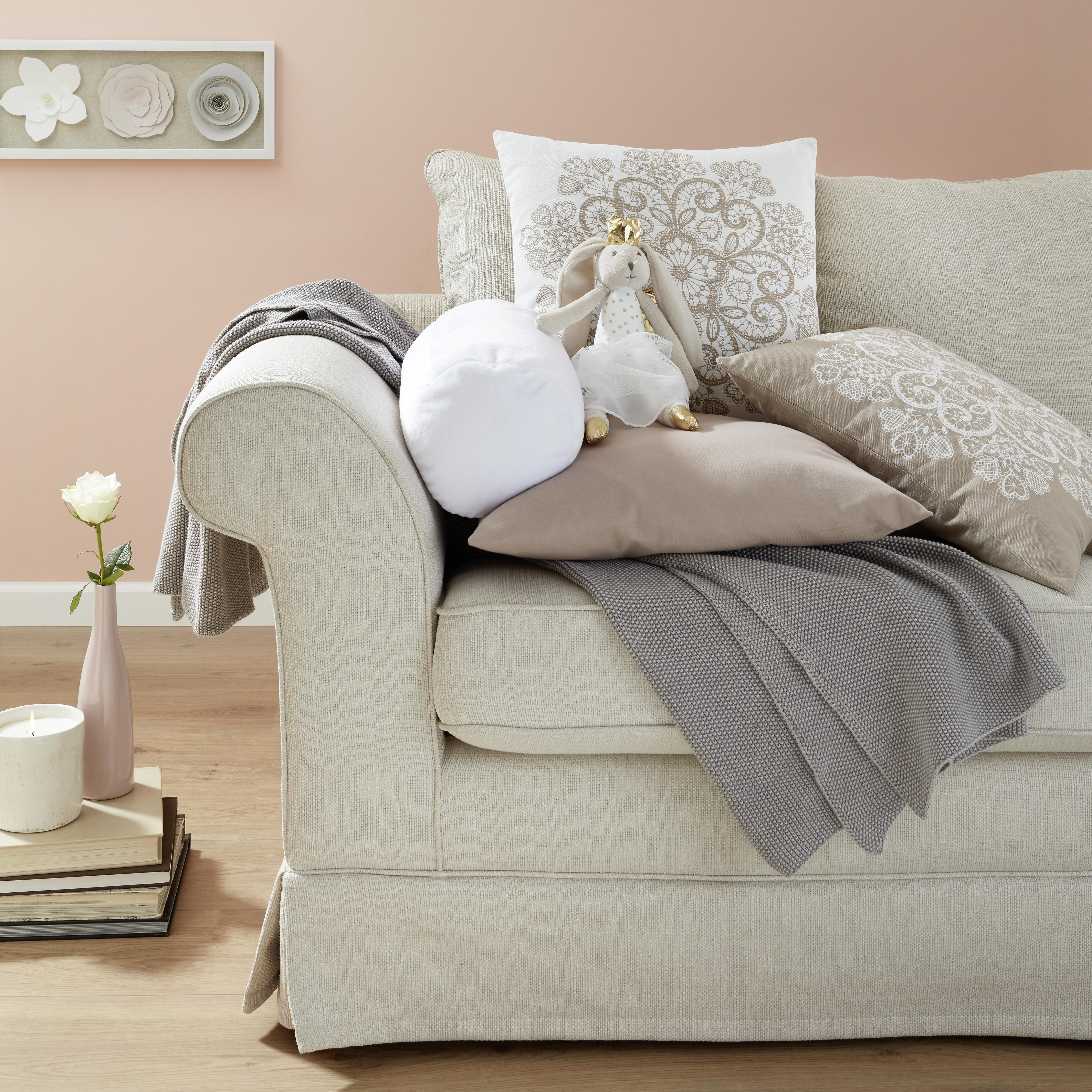 Zvířátko Plyšové Angelina 36 Cm - bílá, textil (36cm) - Modern Living