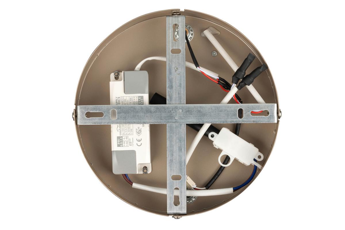 STROPNÉ LED SVIETIDLO RIO - šampanská, Modern, kov/plast (70/45/10cm) - Mömax