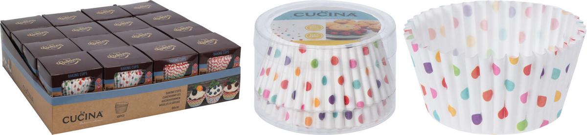 Muffinforma 60 Részes - többszínű, papír