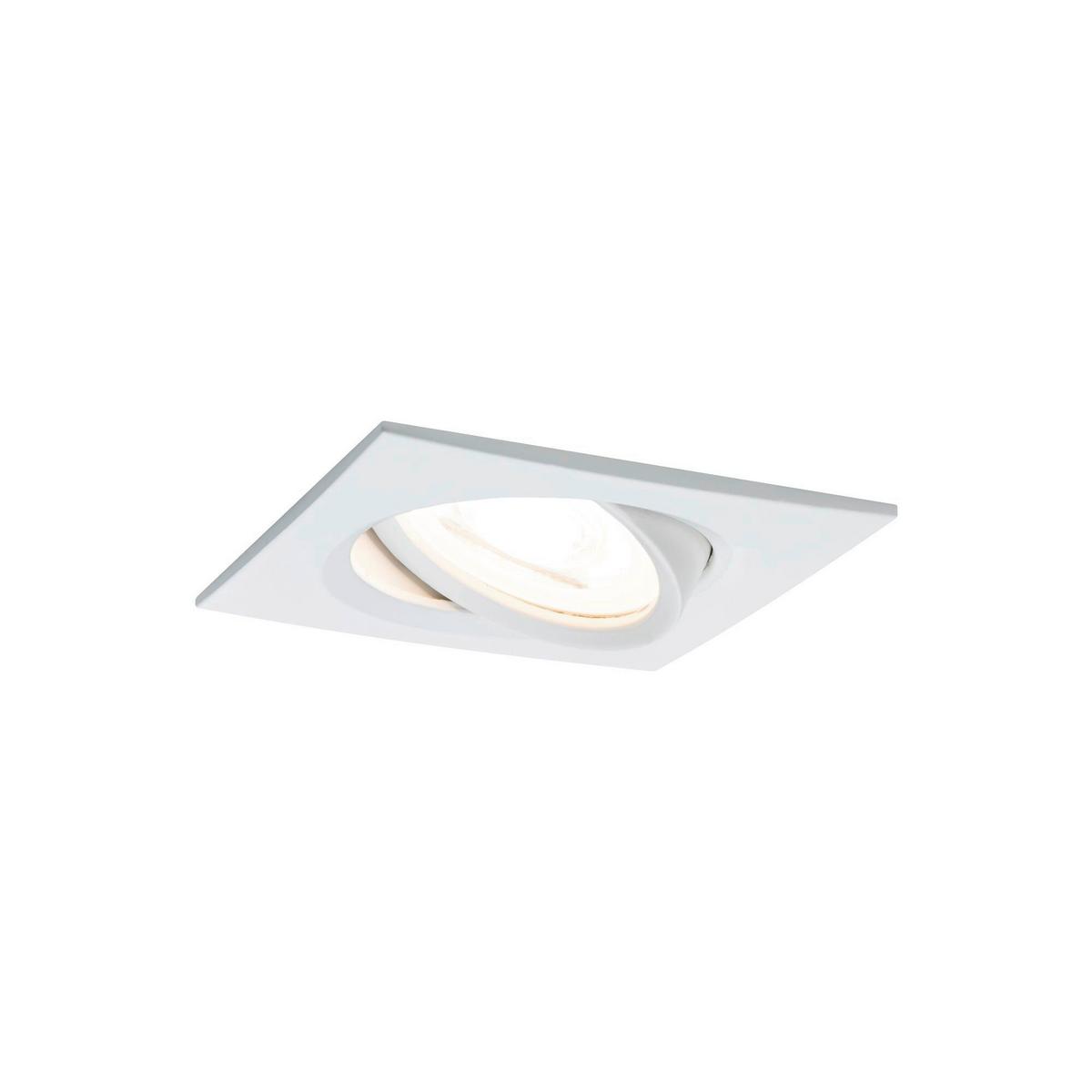 Deckenleuchte 3er-Set B: 8,4 cm 1-Flammig, Quadratisch - Basics (8,4cm) - Paulmann