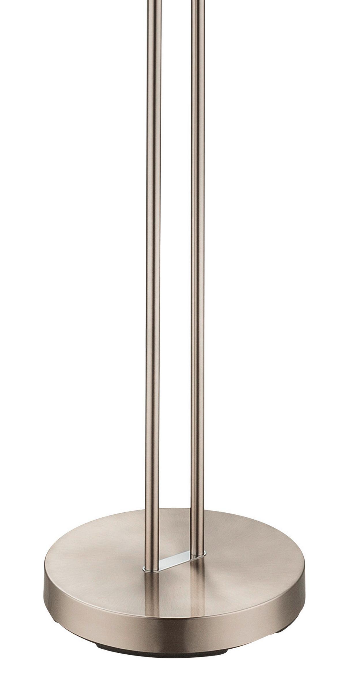LED-Stehlampe Sandi Chromfarben mit Flexarm - Design (35/31/194cm) - Globo