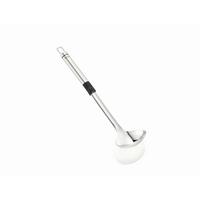 Schöpflöffel Kasper - Edelstahlfarben/Schwarz, Basics, Kunststoff/Metall (32,5/7,35/4,8cm) - Leifheit