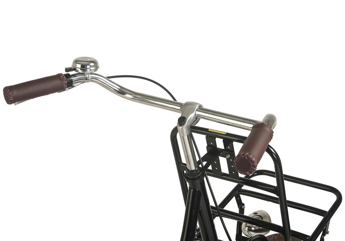 Citybike Hollandia Royal Dutch Singlespeed, Schwarz, 28 Zoll - Schwarz, Basics, Metall (25/140/60cm)