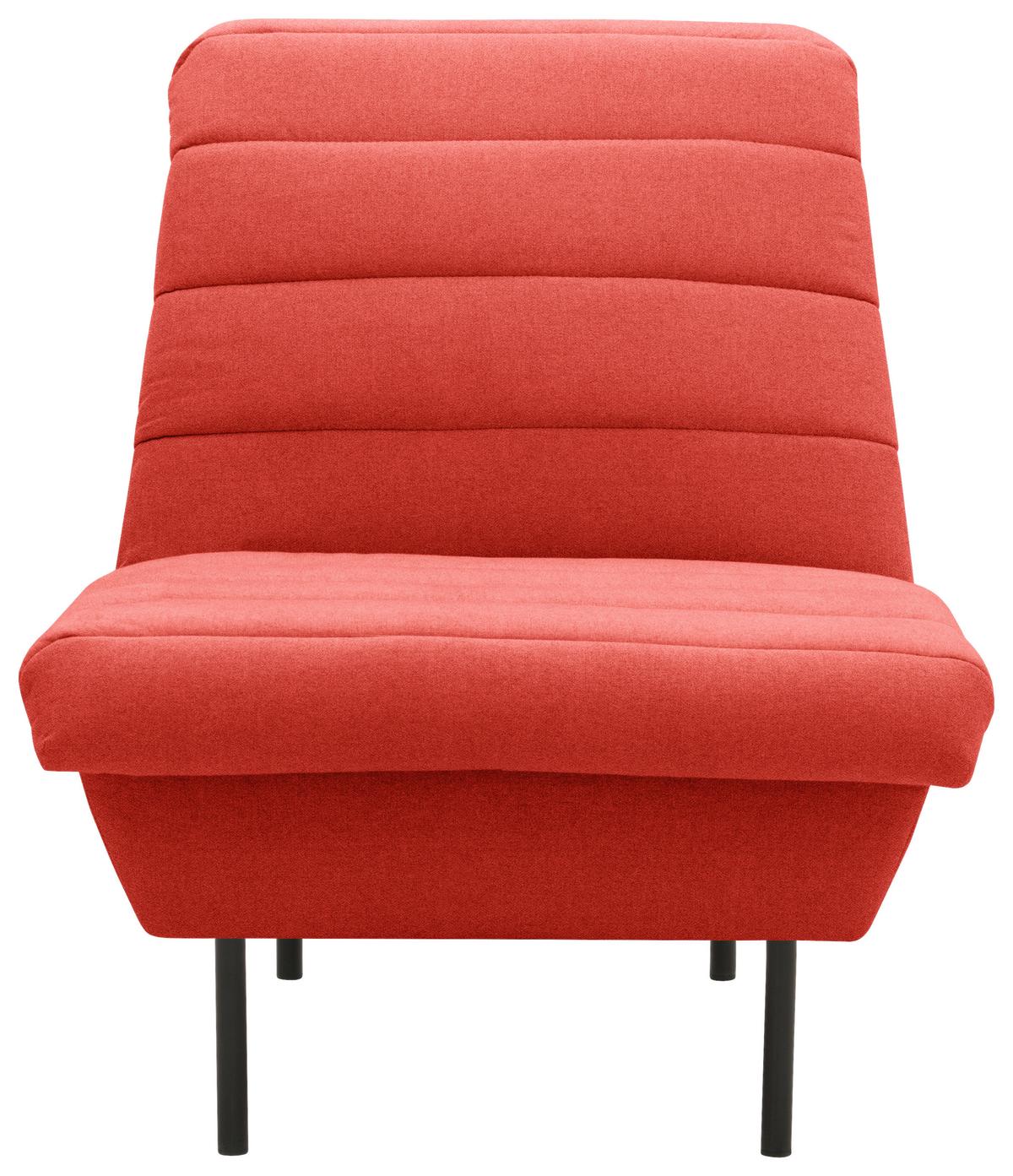 Sessel Looks Ix - Schwarz/Orange, Design, Textil (72/92/103cm) - LOOKS by W.Joop