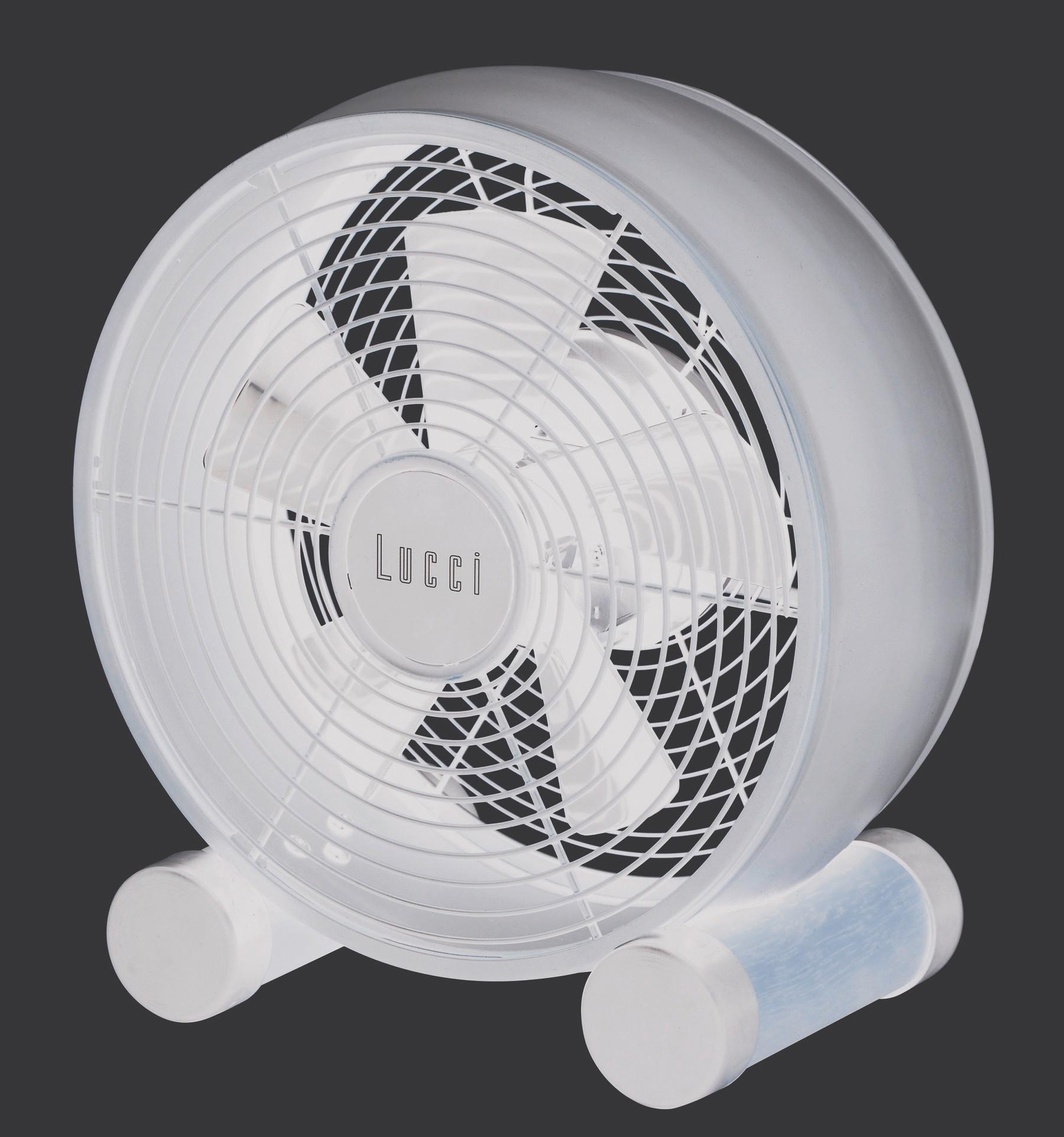 Tischventilator 35 Watt Table H: 30 cm - Walnussfarben/Bronzefarben, Basics, Holz/Metall (27/30/15cm)