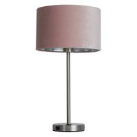 Tischleuchte Eu58911pi - Pink/Messingfarben, Basics, Metall (18.2/44/18.2cm)