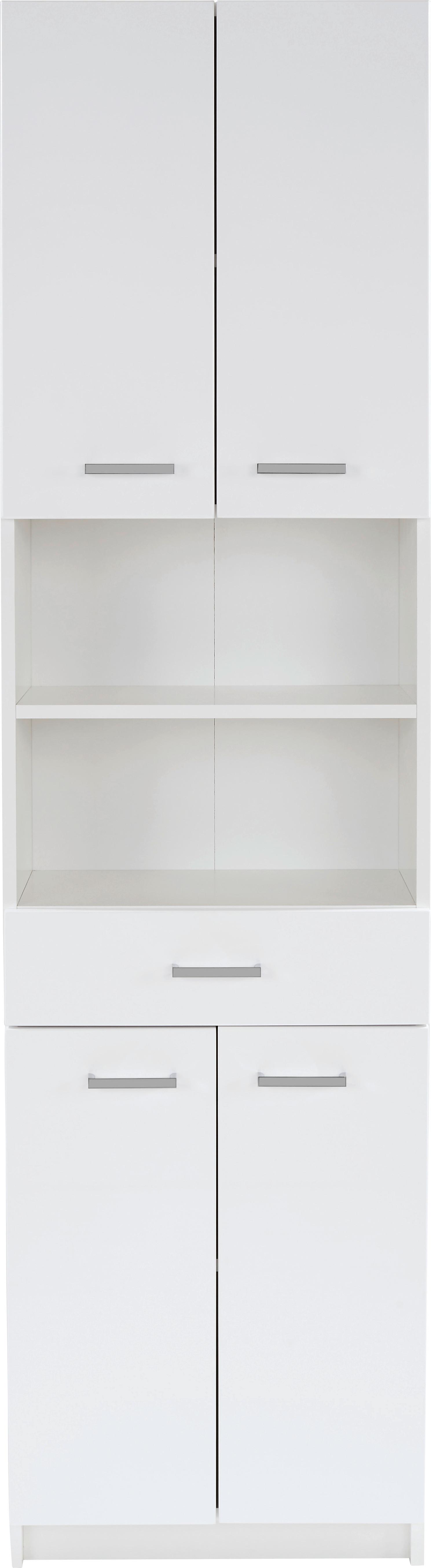 Hochschrank Fiola B: 50cm, Weiß - Weiß, KONVENTIONELL, Holzwerkstoff (50/192/30cm)