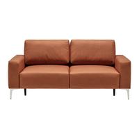 Třímístná pohovka CUSTOM, rezavá - rezavá/barvy chromu, Moderní, kov/textil (182/85/92cm) - Mömax